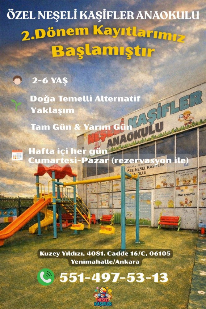 Özel Neşeli Kaşifler Anaokulu